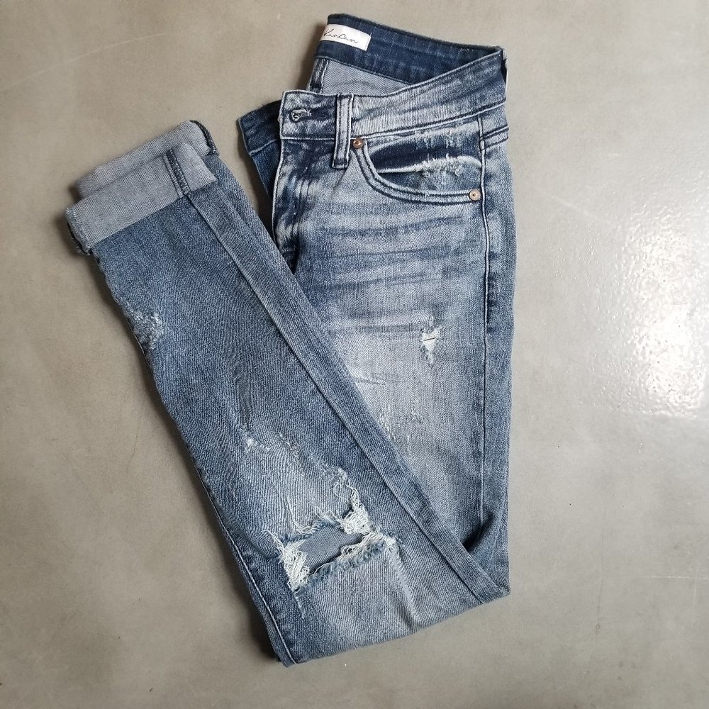 Kancan Distressed Girlfriend Denim - 23